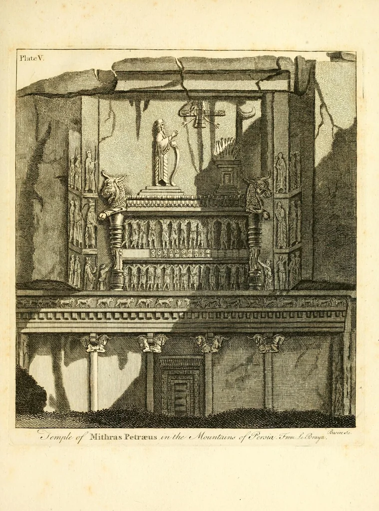 An illustration from A new system, or, An analysis of ancient mythology : wherein an attempt is made to divest tradition of fable, and to reduce the truth to its original purity ..., 1774, leaf 331