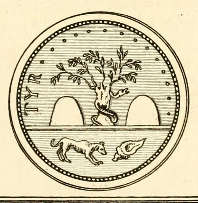 An illustration from A new system, or, An analysis of ancient mythology : wherein an attempt is made to divest tradition of fable, and to reduce the truth to its original purity ..., 1774, leaf 519