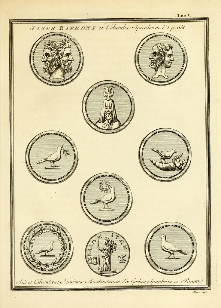 An illustration from A new system, or, An analysis of ancient mythology : wherein an attempt is made to divest tradition of fable, and to reduce the truth to its original purity ..., 1774, leaf 291