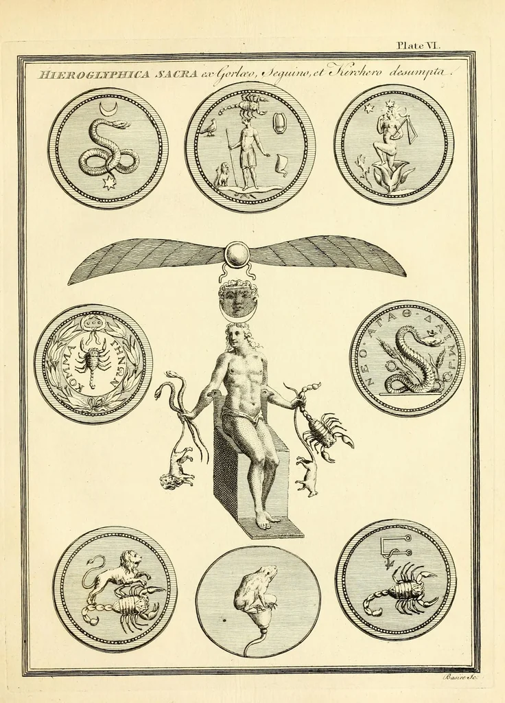 An illustration from A new system, or, An analysis of ancient mythology : wherein an attempt is made to divest tradition of fable, and to reduce the truth to its original purity ..., 1774, leaf 369