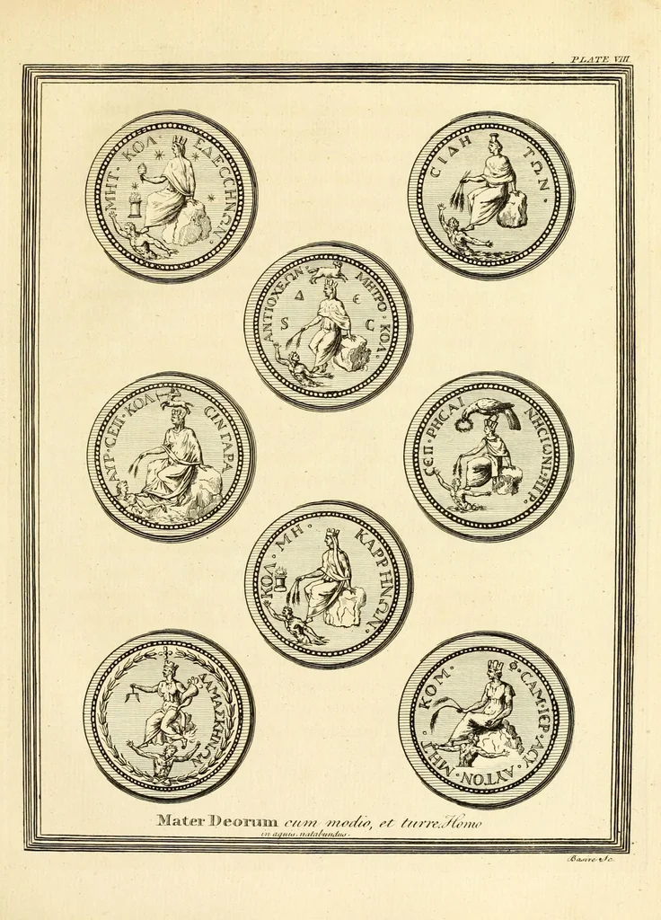An illustration from A new system, or, An analysis of ancient mythology : wherein an attempt is made to divest tradition of fable, and to reduce the truth to its original purity ..., 1774, leaf 423