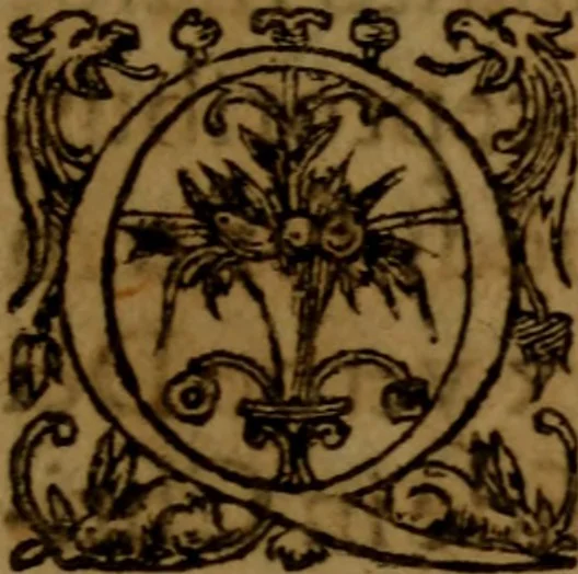 An illustration from Analysis logica in Epistolam ad Hebraeos, 1610, leaf 4