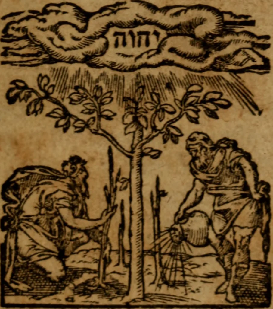 An illustration from Analysis logica in Epistolam Pauli Apostoli ad Galatas., 1603, leaf 8