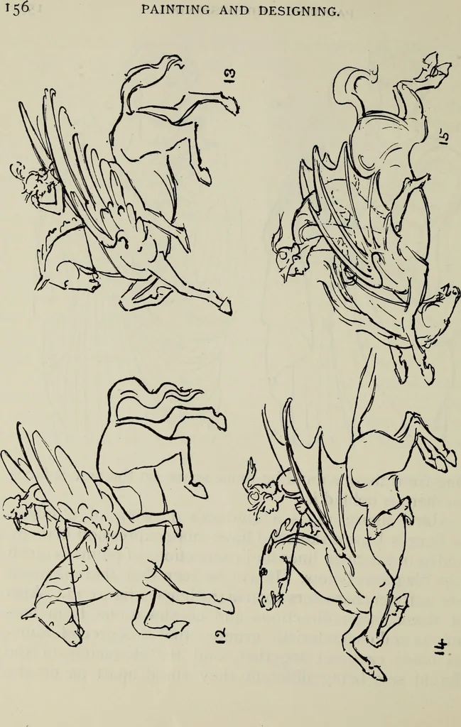 An illustration from Analysis of drawing, painting and composing, 1904, leaf 167