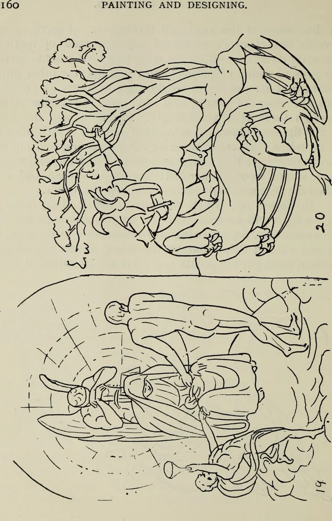 An illustration from Analysis of drawing, painting and composing, 1904, leaf 171