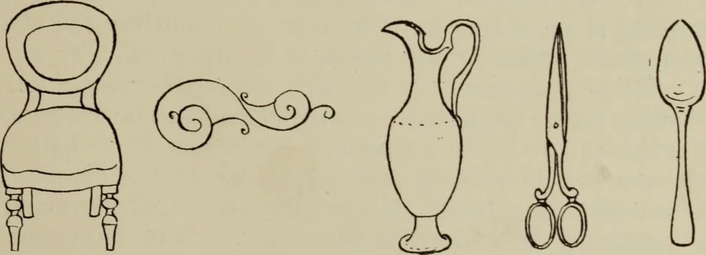 An illustration from Analysis of drawing, painting and composing, 1904, leaf 18