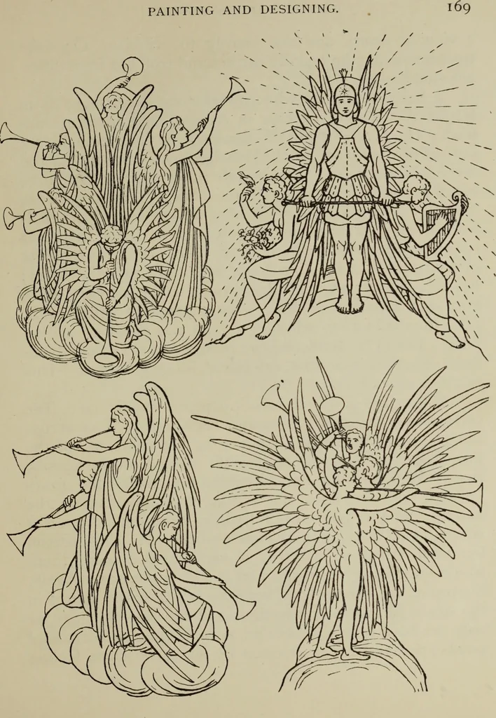 An illustration from Analysis of drawing, painting and composing, 1904, leaf 180