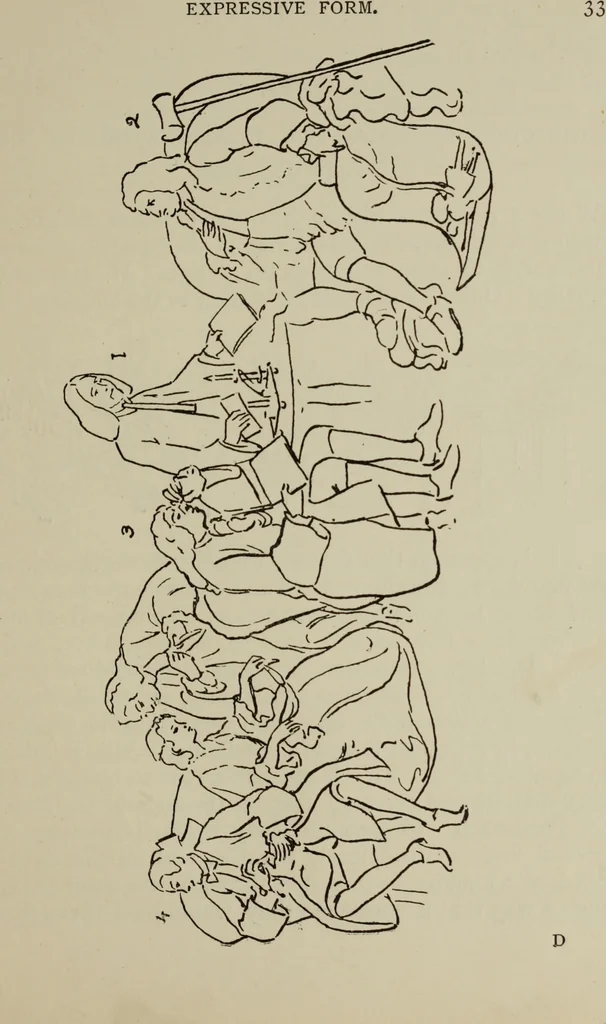 An illustration from Analysis of drawing, painting and composing, 1904, leaf 44