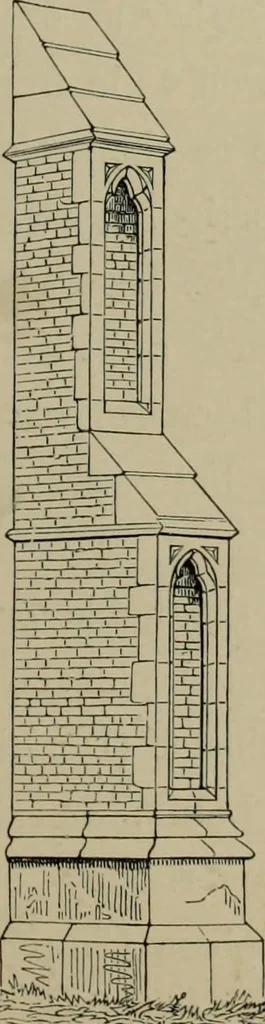 An illustration from An analysis of Gothic architecture. Illustrated by a series of upwards of seven hundred examples of doorways, windows, mouldings, roofs, arches, crosses, panels, buttresses, seats, screens, etc., and accompanied with remarks on the several details of an ecclesiastical edifice, 1903, leaf 100