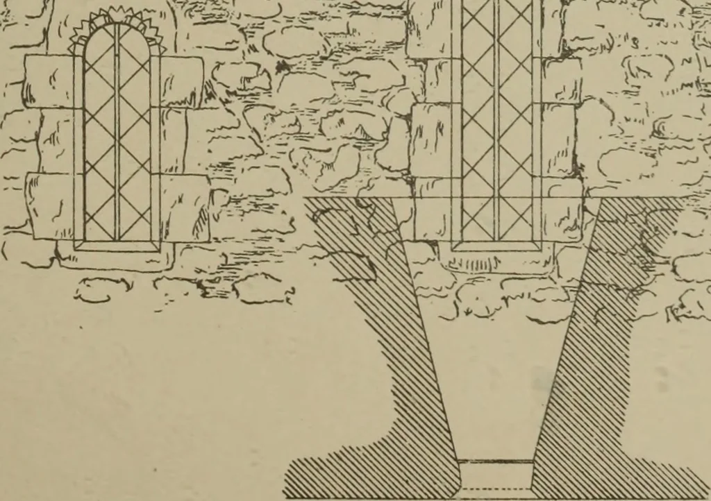 An illustration from An analysis of Gothic architecture. Illustrated by a series of upwards of seven hundred examples of doorways, windows, mouldings, roofs, arches, crosses, panels, buttresses, seats, screens, etc., and accompanied with remarks on the several details of an ecclesiastical edifice, 1903, leaf 138