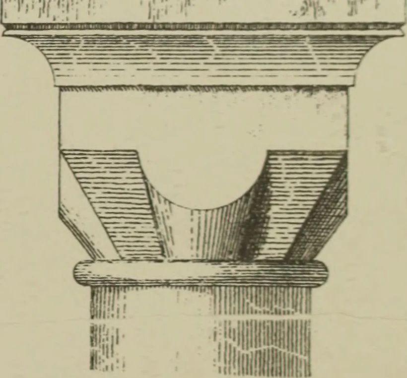 An illustration from An analysis of Gothic architecture. Illustrated by a series of upwards of seven hundred examples of doorways, windows, mouldings, roofs, arches, crosses, panels, buttresses, seats, screens, etc., and accompanied with remarks on the several details of an ecclesiastical edifice, 1903, leaf 144