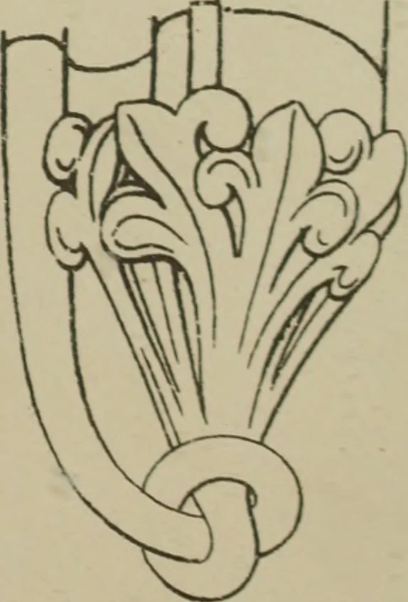 An illustration from An analysis of Gothic architecture. Illustrated by a series of upwards of seven hundred examples of doorways, windows, mouldings, roofs, arches, crosses, panels, buttresses, seats, screens, etc., and accompanied with remarks on the several details of an ecclesiastical edifice, 1903, leaf 192