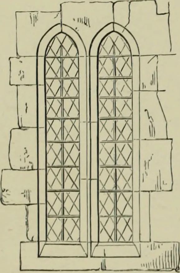 An illustration from An analysis of Gothic architecture. Illustrated by a series of upwards of seven hundred examples of doorways, windows, mouldings, roofs, arches, crosses, panels, buttresses, seats, screens, etc., and accompanied with remarks on the several details of an ecclesiastical edifice, 1903, leaf 33