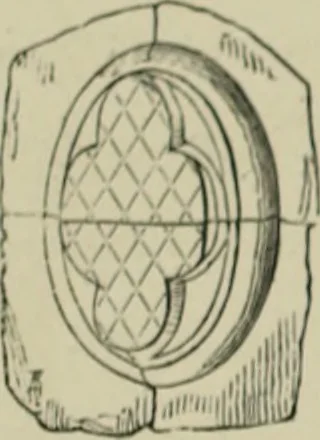 An illustration from An analysis of Gothic architecture. Illustrated by a series of upwards of seven hundred examples of doorways, windows, mouldings, roofs, arches, crosses, panels, buttresses, seats, screens, etc., and accompanied with remarks on the several details of an ecclesiastical edifice, 1903, leaf 35