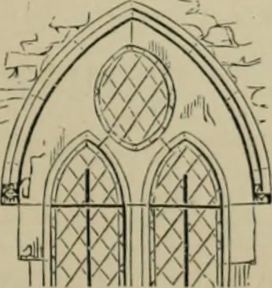 An illustration from An analysis of Gothic architecture. Illustrated by a series of upwards of seven hundred examples of doorways, windows, mouldings, roofs, arches, crosses, panels, buttresses, seats, screens, etc., and accompanied with remarks on the several details of an ecclesiastical edifice, 1903, leaf 36