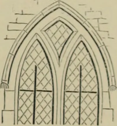 An illustration from An analysis of Gothic architecture. Illustrated by a series of upwards of seven hundred examples of doorways, windows, mouldings, roofs, arches, crosses, panels, buttresses, seats, screens, etc., and accompanied with remarks on the several details of an ecclesiastical edifice, 1903, leaf 36