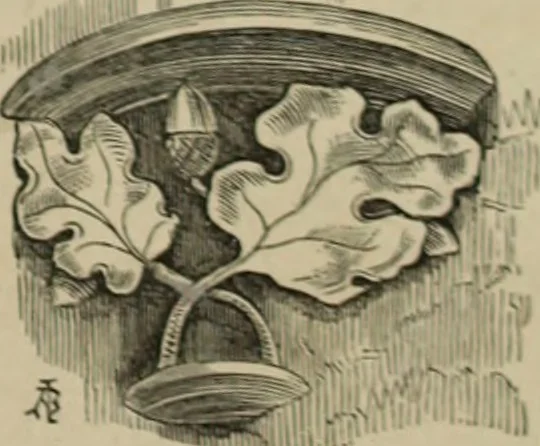 An illustration from An analysis of Gothic architecture. Illustrated by a series of upwards of seven hundred examples of doorways, windows, mouldings, roofs, arches, crosses, panels, buttresses, seats, screens, etc., and accompanied with remarks on the several details of an ecclesiastical edifice, 1903, leaf 40