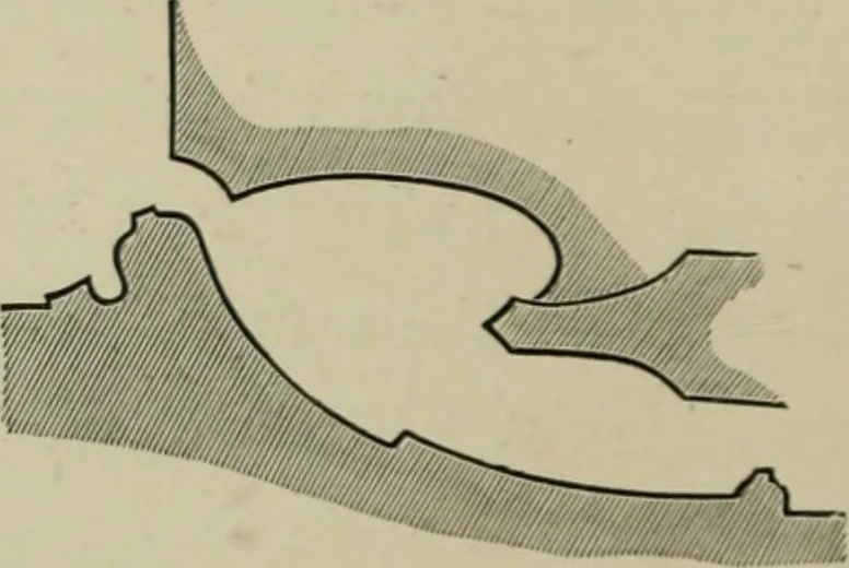 An illustration from An analysis of Gothic architecture. Illustrated by a series of upwards of seven hundred examples of doorways, windows, mouldings, roofs, arches, crosses, panels, buttresses, seats, screens, etc., and accompanied with remarks on the several details of an ecclesiastical edifice, 1903, leaf 45