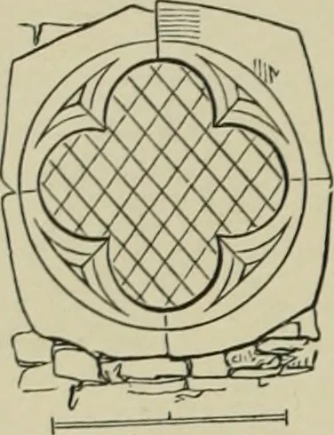An illustration from An analysis of Gothic architecture. Illustrated by a series of upwards of seven hundred examples of doorways, windows, mouldings, roofs, arches, crosses, panels, buttresses, seats, screens, etc., and accompanied with remarks on the several details of an ecclesiastical edifice, 1903, leaf 51