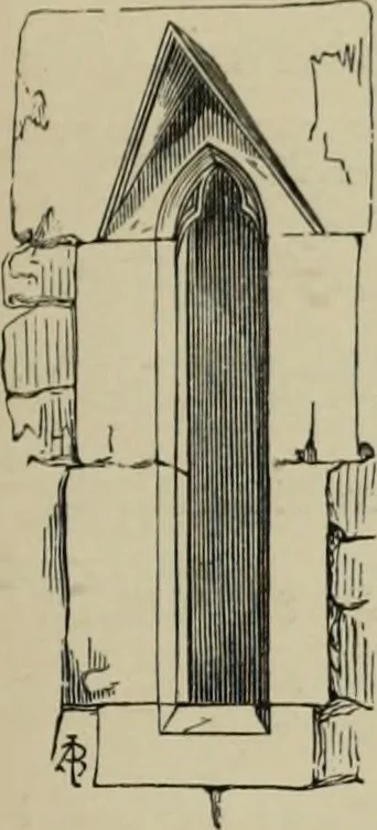 An illustration from An analysis of Gothic architecture. Illustrated by a series of upwards of seven hundred examples of doorways, windows, mouldings, roofs, arches, crosses, panels, buttresses, seats, screens, etc., and accompanied with remarks on the several details of an ecclesiastical edifice, 1903, leaf 54