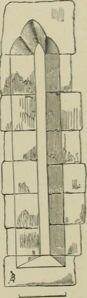 An illustration from An analysis of Gothic architecture. Illustrated by a series of upwards of seven hundred examples of doorways, windows, mouldings, roofs, arches, crosses, panels, buttresses, seats, screens, etc., and accompanied with remarks on the several details of an ecclesiastical edifice, 1903, leaf 54