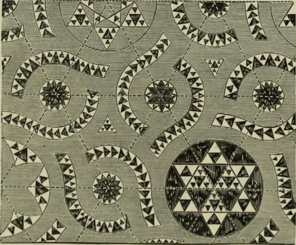 An illustration from An analysis of Gothic architecture. Illustrated by a series of upwards of seven hundred examples of doorways, windows, mouldings, roofs, arches, crosses, panels, buttresses, seats, screens, etc., and accompanied with remarks on the several details of an ecclesiastical edifice, 1903, leaf 59