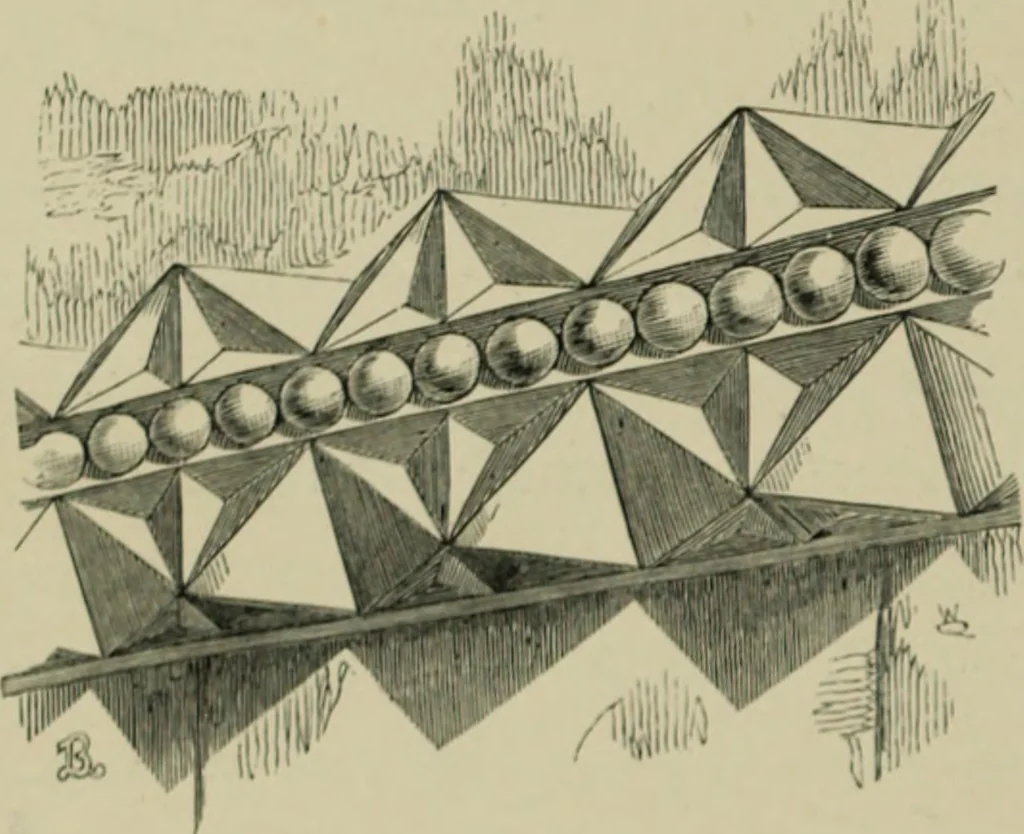 An illustration from An analysis of Gothic architecture. Illustrated by a series of upwards of seven hundred examples of doorways, windows, mouldings, roofs, arches, crosses, panels, buttresses, seats, screens, etc., and accompanied with remarks on the several details of an ecclesiastical edifice, 1903, leaf 71