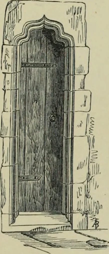 An illustration from An analysis of Gothic architecture. Illustrated by a series of upwards of seven hundred examples of doorways, windows, mouldings, roofs, arches, crosses, panels, buttresses, seats, screens, etc., and accompanied with remarks on the several details of an ecclesiastical edifice, 1903, leaf 85