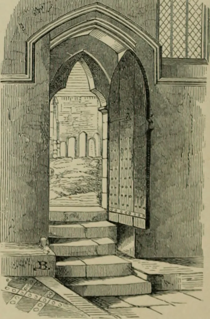 An illustration from An analysis of Gothic architecture. Illustrated by a series of upwards of seven hundred examples of doorways, windows, mouldings, roofs, arches, crosses, panels, buttresses, seats, screens, etc., and accompanied with remarks on the several details of an ecclesiastical edifice, 1903, leaf 91