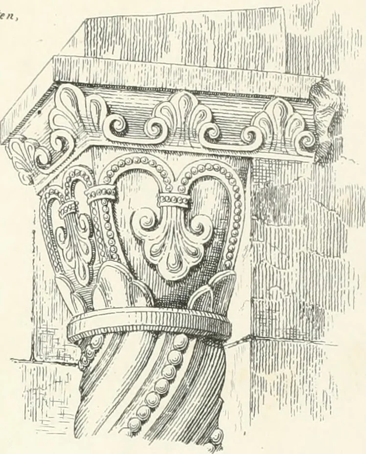 An illustration from An analysis of Gothick architecture ;, 1847, leaf 126