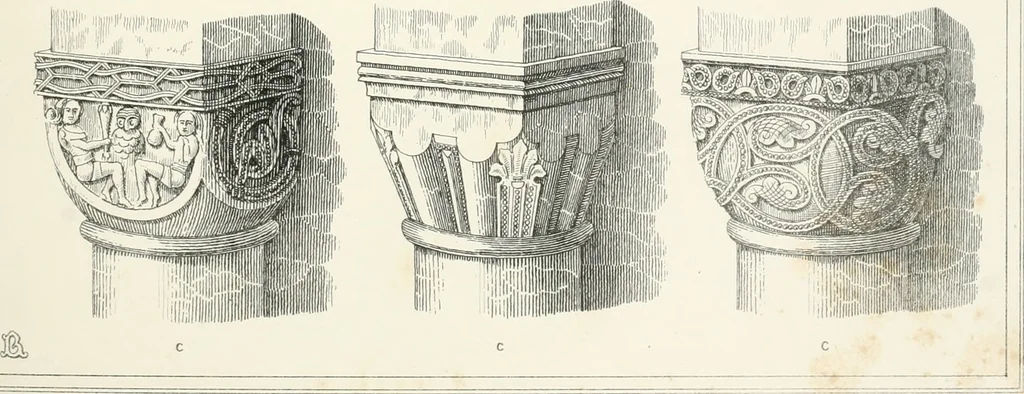 An illustration from An analysis of Gothick architecture ;, 1847, leaf 126