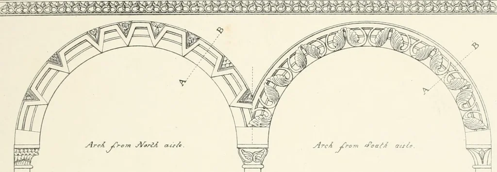 An illustration from An analysis of Gothick architecture ;, 1847, leaf 134