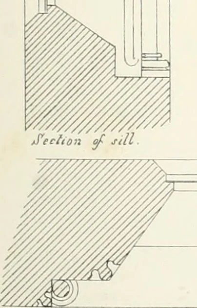 An illustration from An analysis of Gothick architecture ;, 1847, leaf 164