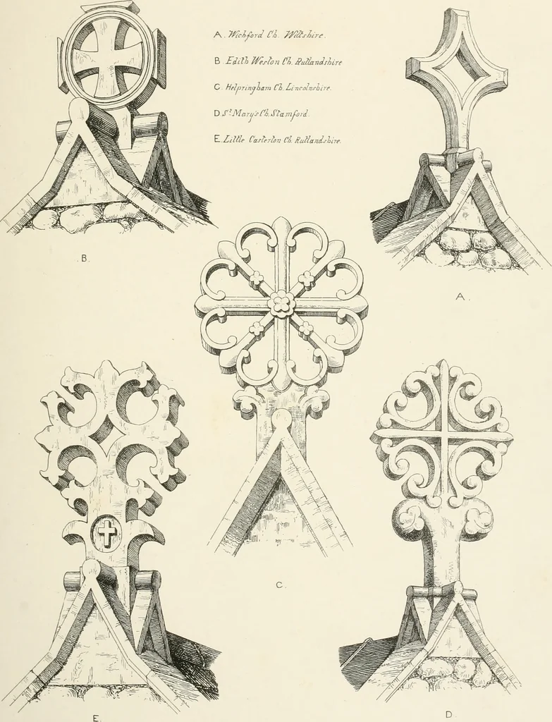 An illustration from An analysis of Gothick architecture ;, 1847, leaf 172