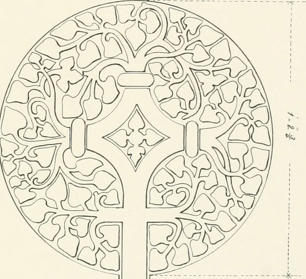 An illustration from An analysis of Gothick architecture ;, 1847, leaf 190