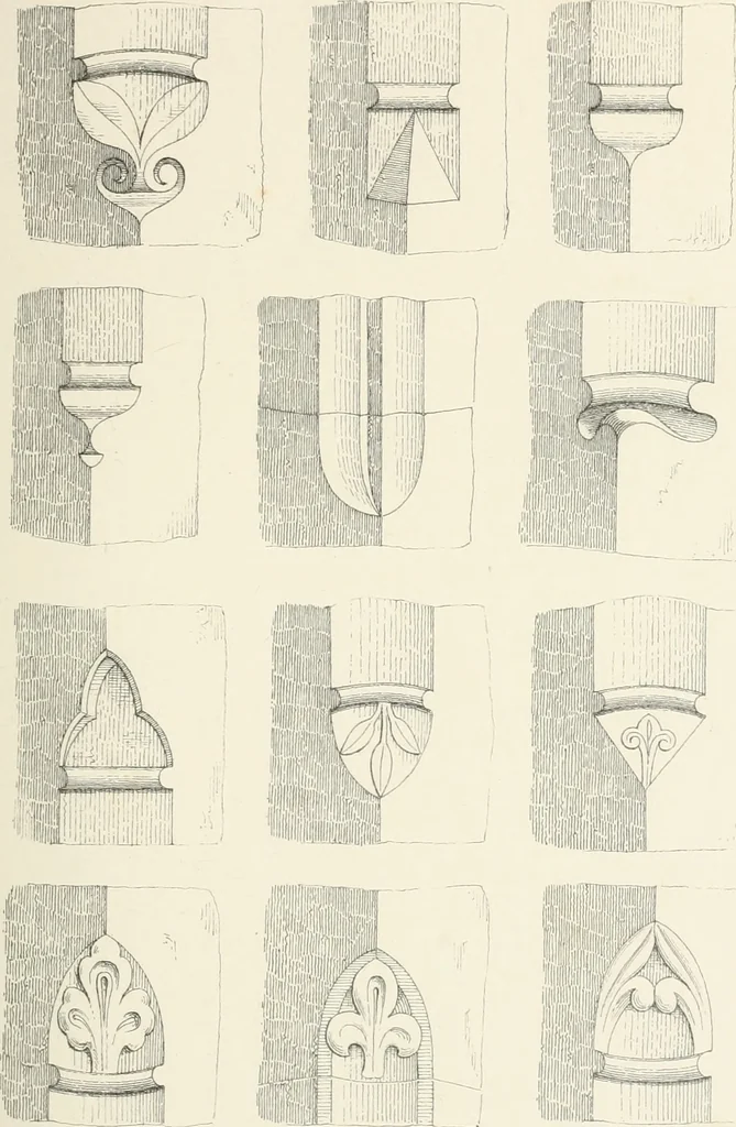 An illustration from An analysis of Gothick architecture ;, 1847, leaf 192