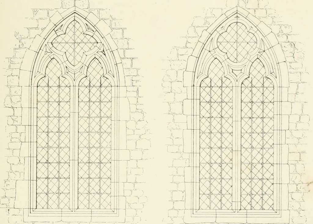 An illustration from An analysis of Gothick architecture ;, 1847, leaf 198