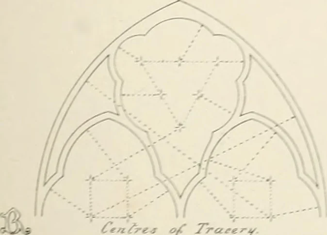 An illustration from An analysis of Gothick architecture ;, 1847, leaf 204