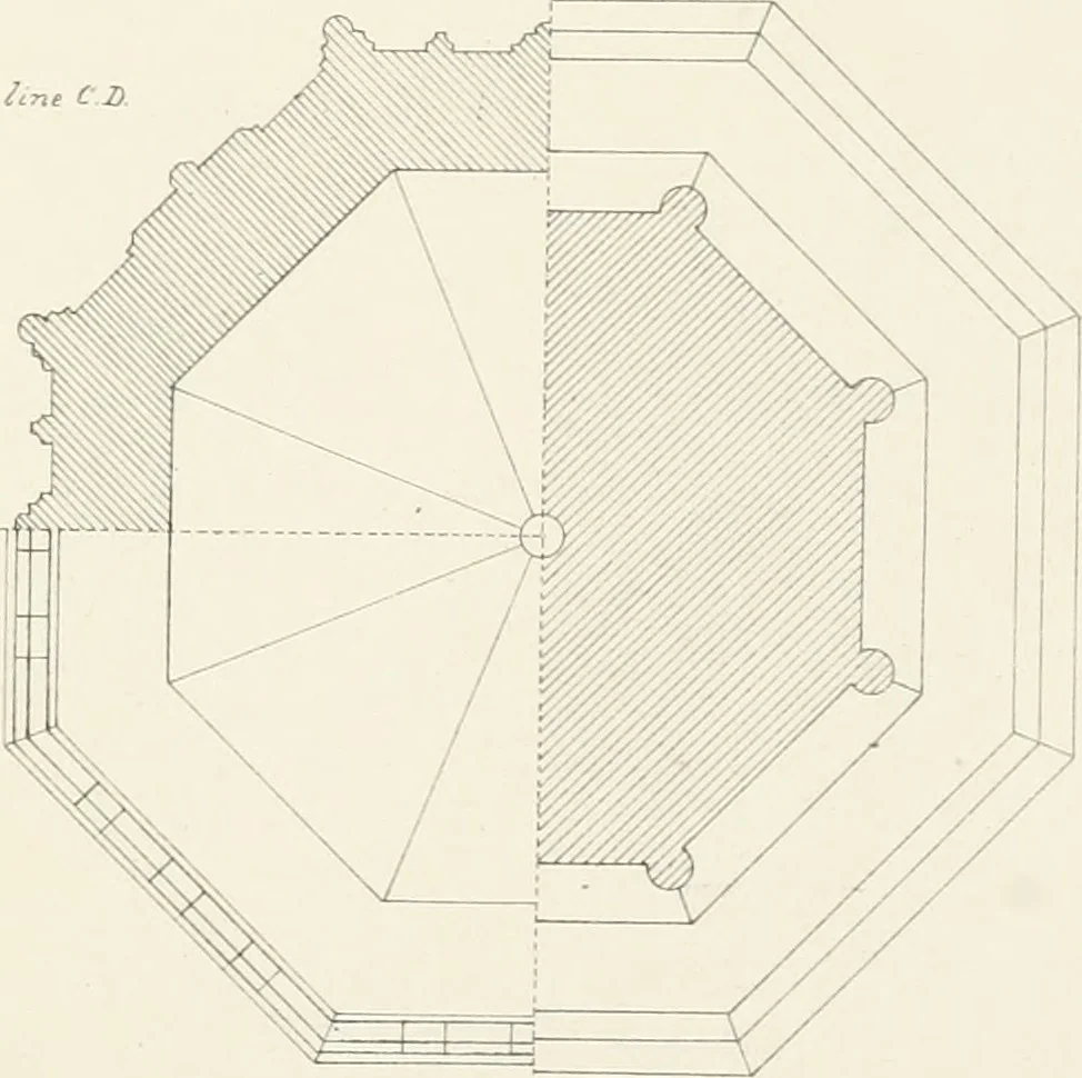 An illustration from An analysis of Gothick architecture ;, 1847, leaf 258