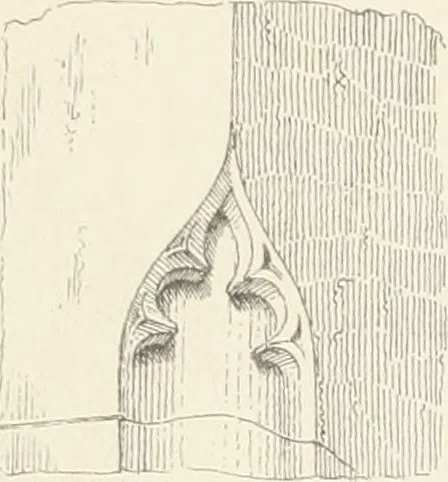 An illustration from An analysis of Gothick architecture ;, 1847, leaf 262