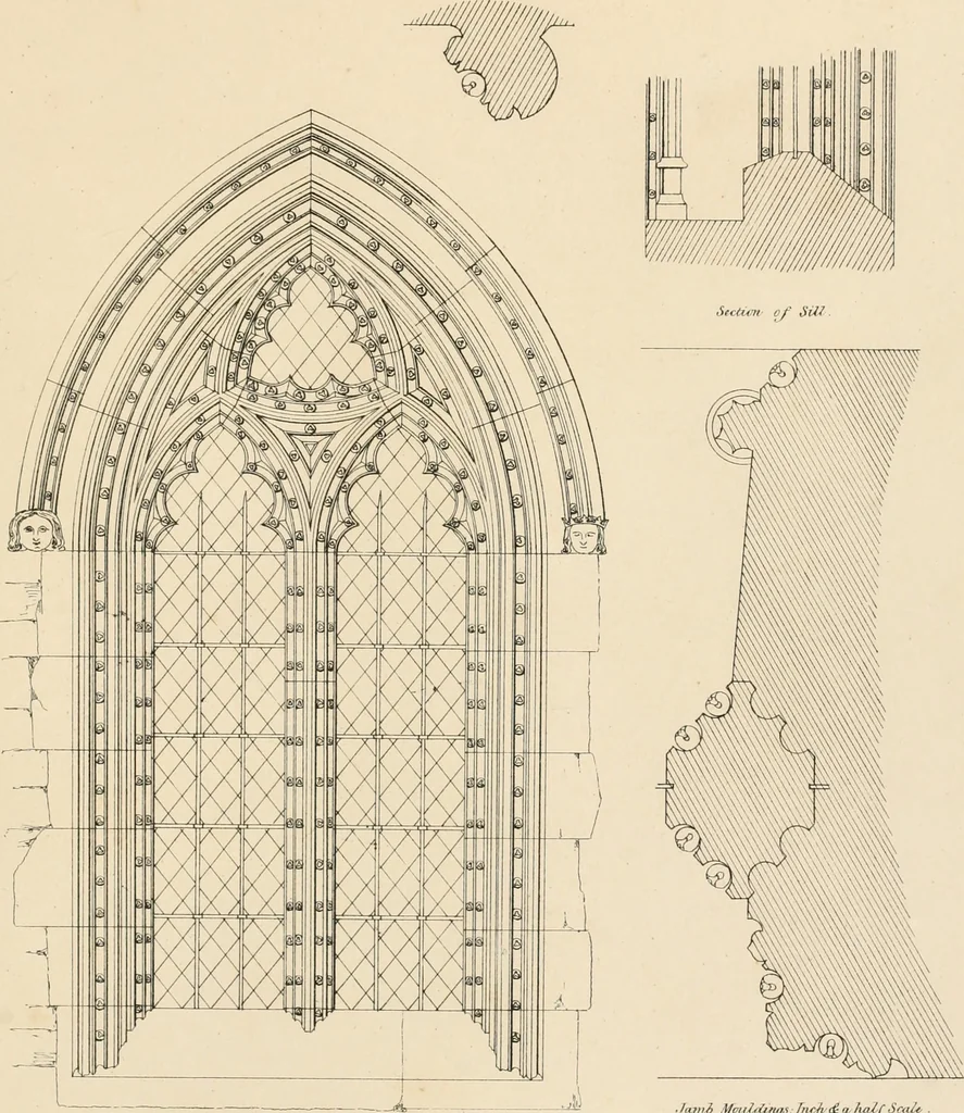 An illustration from An analysis of Gothick architecture ;, 1847, leaf 270