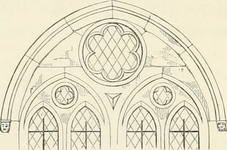 An illustration from An analysis of Gothick architecture ;, 1847, leaf 35