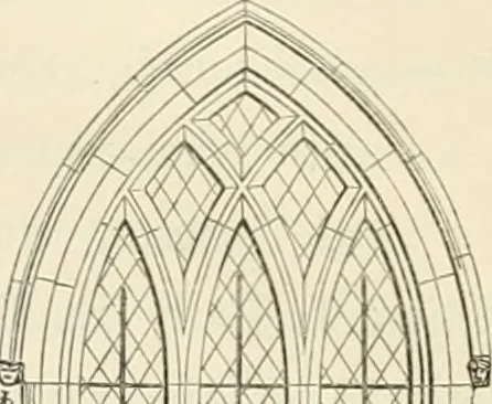 An illustration from An analysis of Gothick architecture ;, 1847, leaf 37