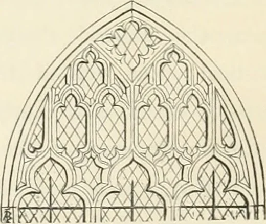 An illustration from An analysis of Gothick architecture ;, 1847, leaf 37
