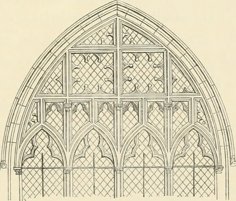 An illustration from An analysis of Gothick architecture ;, 1847, leaf 38