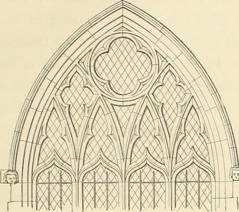 An illustration from An analysis of Gothick architecture ;, 1847, leaf 40
