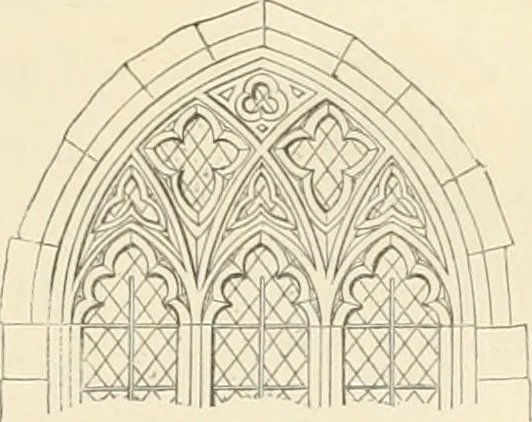 An illustration from An analysis of Gothick architecture ;, 1847, leaf 40