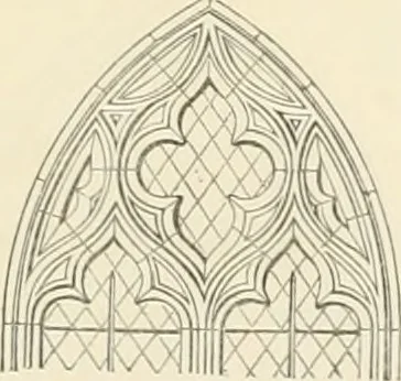 An illustration from An analysis of Gothick architecture ;, 1847, leaf 40