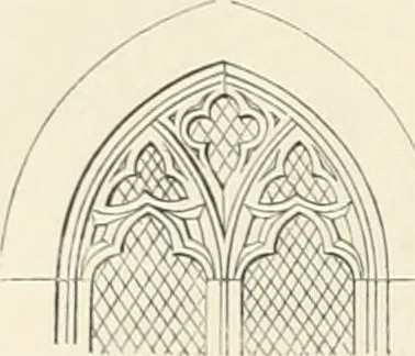 An illustration from An analysis of Gothick architecture ;, 1847, leaf 41