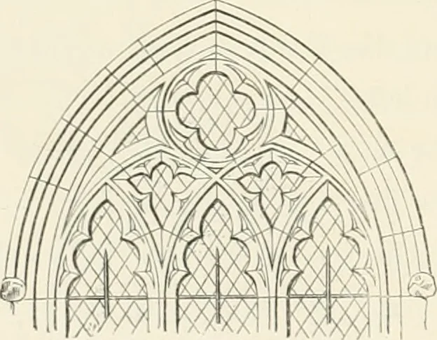An illustration from An analysis of Gothick architecture ;, 1847, leaf 41